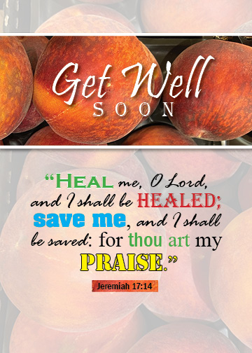 Get well soon greeting card