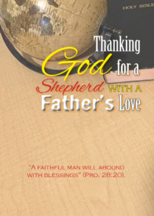Thanking God for a Shepherd with a Father's Love